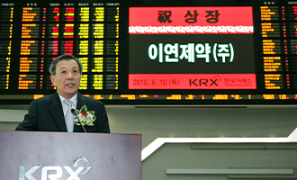 Listed on Korea Stock Exchange